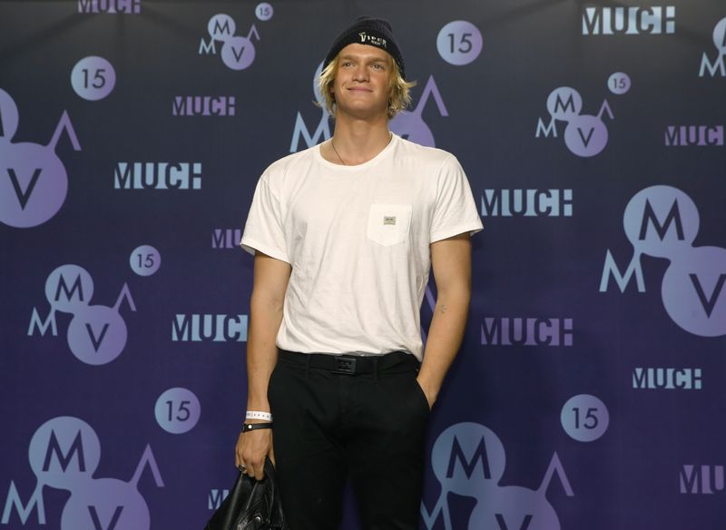 Australian pop singer Cody Simpson poses backstage at the MuchMusic