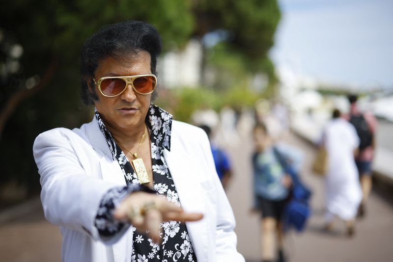The 75th Cannes Film Festival – Elvis Presley impersonator
