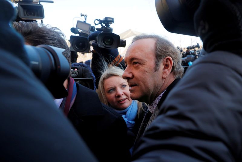FILE PHOTO: Actor Spacey arrives to face a sexual assault