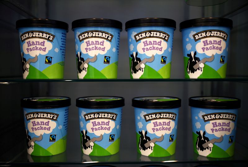 FILE PHOTO: Ben & Jerry’s shop in London