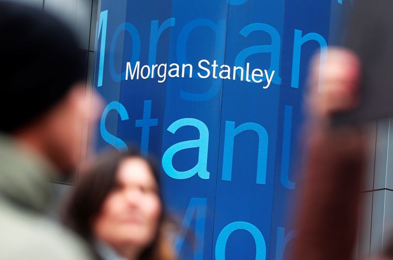 FILE PHOTO: The headquarters of Morgan Stanley is seen in