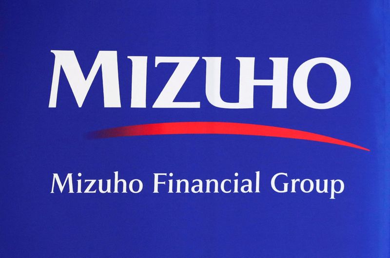 FILE PHOTO: Mizuho Financial Group logo is seen at the