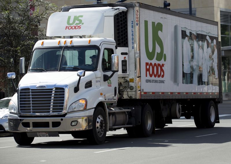FILE PHOTO – A US Foods delivery truck is shown