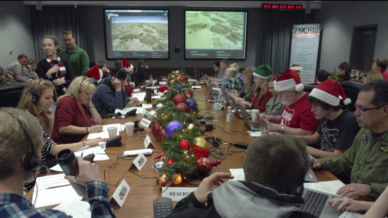 FILE PHOTO: NORAD tracks Santa as he starts his journey