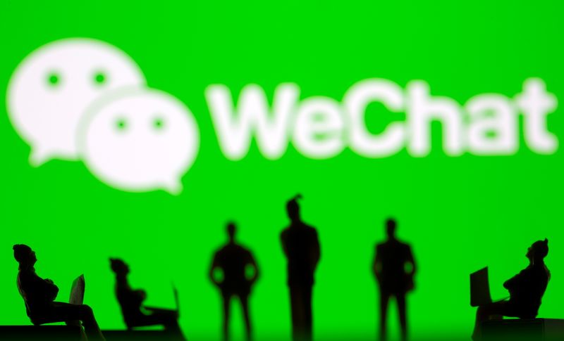 FILE PHOTO: Illustration picture of WeChat logo
