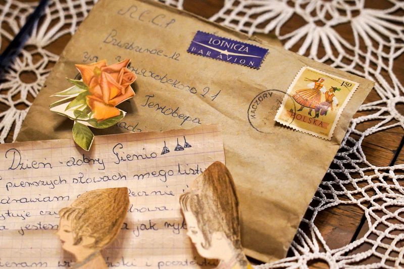 A letter sent to Lithuanian woman Genowefa Klonowska around 50