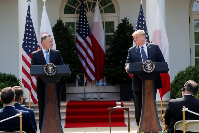 U.S. President Trump and Poland’s President Duda hold joint news