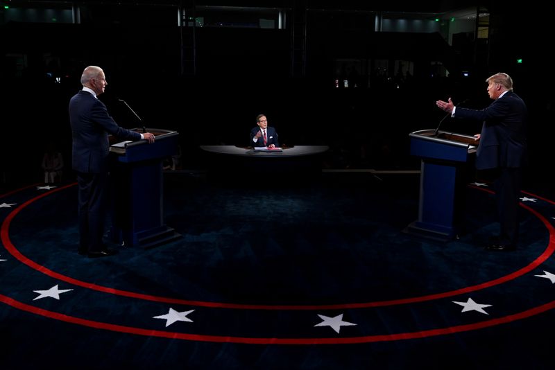 FILE PHOTO: U.S. presidential election debate in Cleveland, Ohio