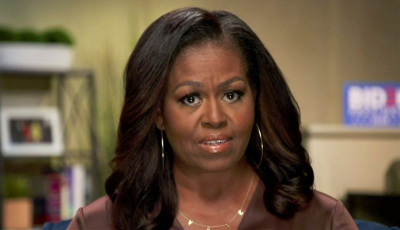 FILE PHOTO: Former first lady Michelle Obama addresses the all
