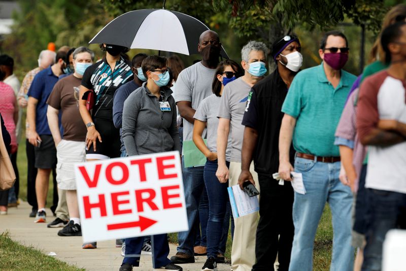 FILE PHOTO: First day of in-person early voting for the