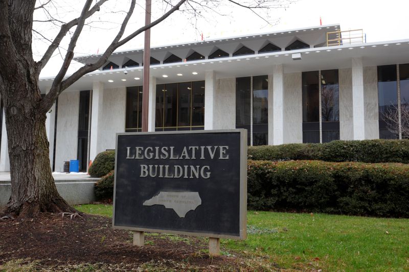 FILE PHOTO: North Carolina’s Legislative Building in Raleigh, North Carolina
