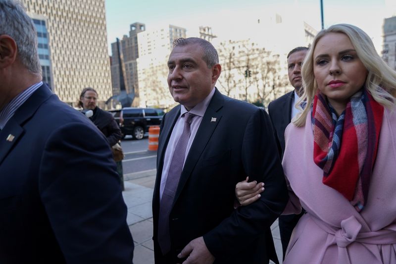 FILE PHOTO: Ukrainian-American businessman Lev Parnas arrives for a hearing