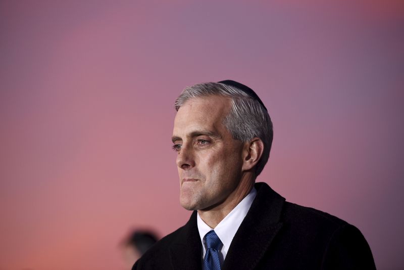 The White House Chief of Staff Denis McDonough attends a