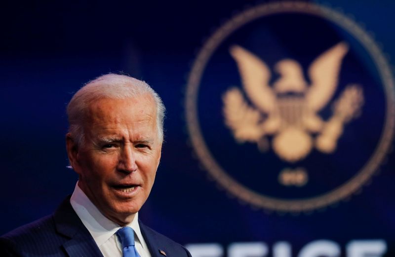 U.S. President-elect Joe Biden announces members of his administration in