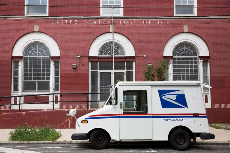 FILE PHOTO: A U.S. Postal Service (USPS) post office in