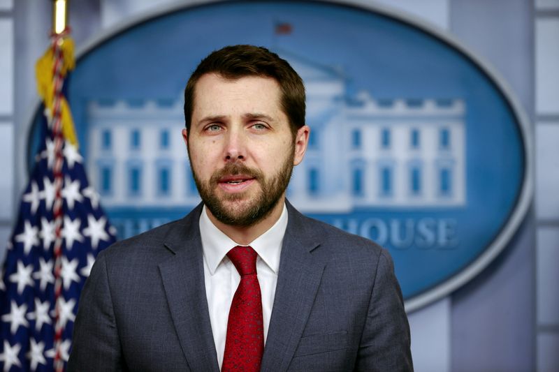 Daily press briefing at the White House in Washington