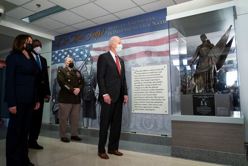 U.S. President Biden visits the Pentagon