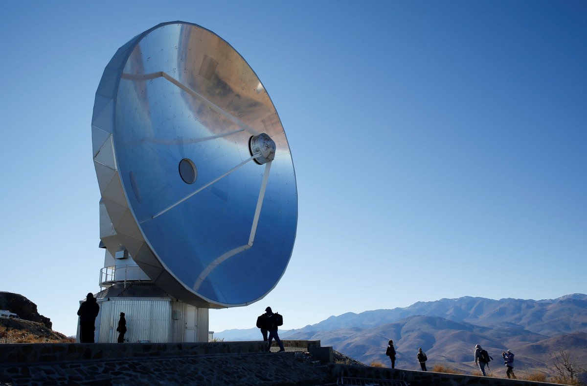 La Silla European Southern Observatory (ESO) is seen at Coquimbo