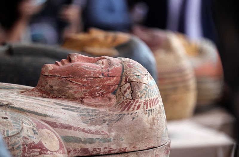 Newly discovered burial site near Egypt’s Saqqara necropolis in Giza