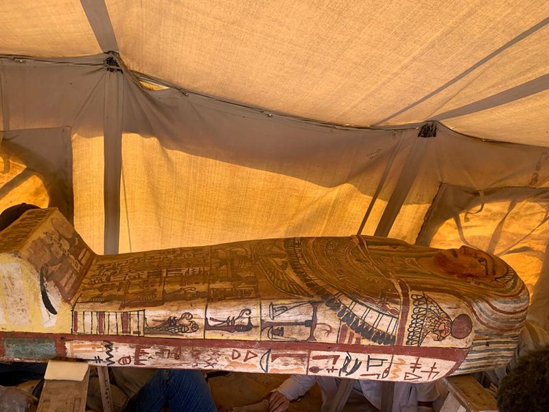 2500-year-old coffins discovered in Egypt