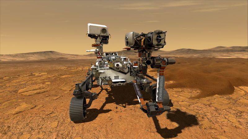 FILE PHOTO: NASA’s Perseverance Mars rover is seen in an
