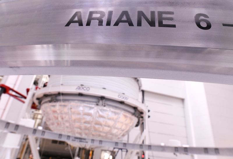 General view of Ariane 6, Europe’s next-generation space rocket, production