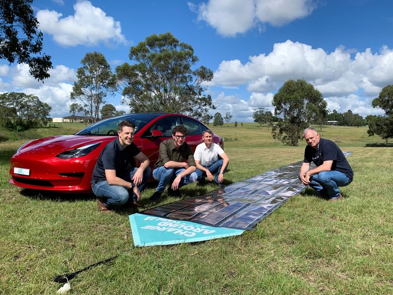 Charge Around Australia project lead and inventor of ‘printed solar’