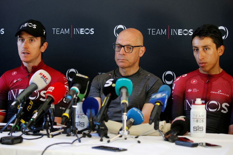 FILE PHOTO: Tour de France – Team INEOS news conference