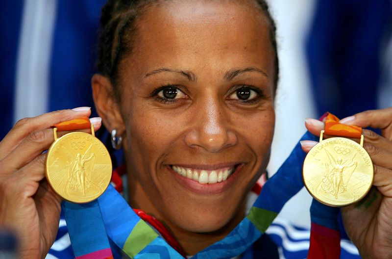 FILE PHOTO: Kelly Holmes, Olympic champion over 800m and 1500m,