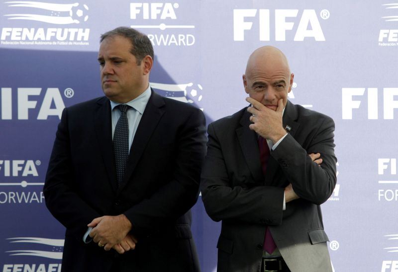 FILE PHOTO: FIFA President Gianni Infantino visits Honduras