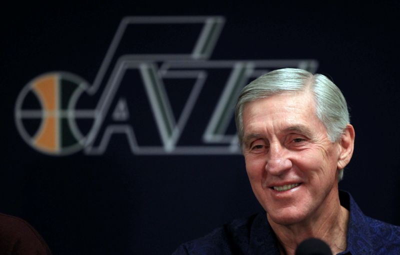 FILE PHOTO:  Former Utah Jazz head coach Jerry Sloan