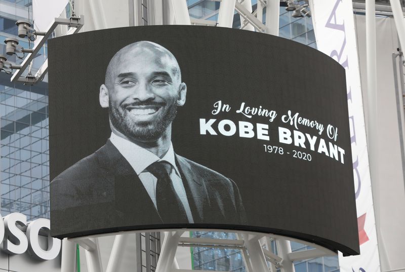 Image of former Los Angeles Lakers basketball star Kobe Bryant