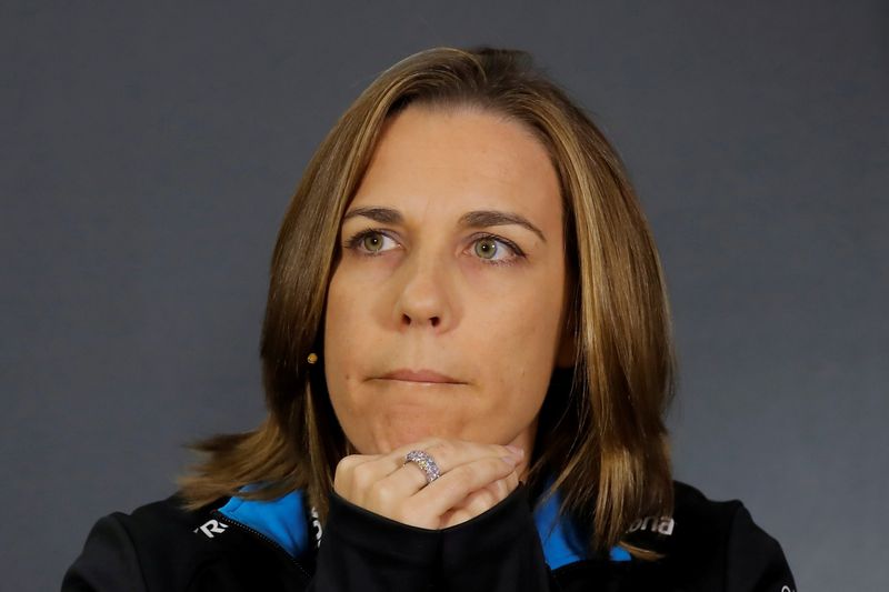 FILE PHOTO: Williams Deputy Team Principal Claire Williams during attends