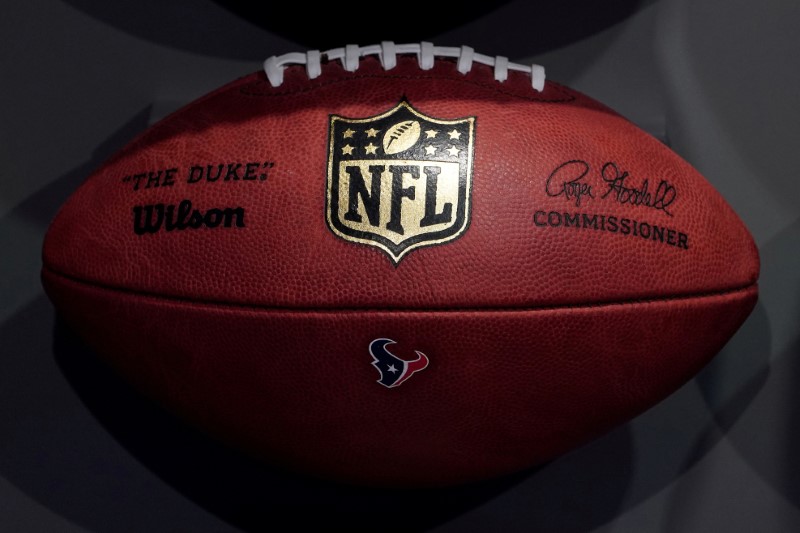 FILE PHOTO: FILE PHOTO: The NFL logo is pictured on