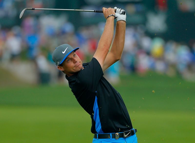 FILE PHOTO:  Nick Watney of the U.S. hits off