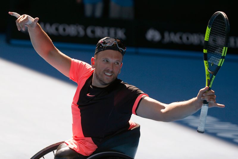 FILE PHOTO:  Tennis – Australian Open – Quad wheelchair