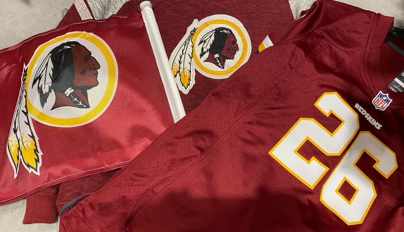 FILE PHOTO:  Washington Redskins attire for sale at a