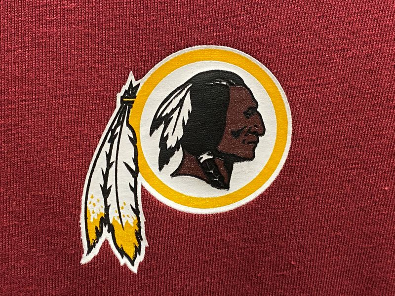 Washington Redskins attire for sale at a store in Virginia