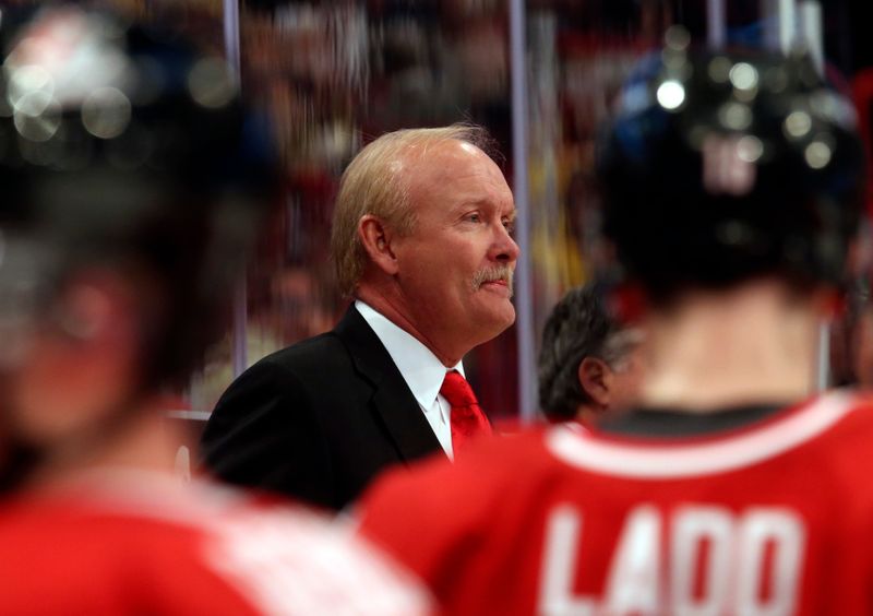 Canada’s head coach Lindy Ruff looks on during their 2013
