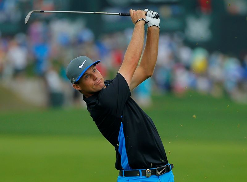 FILE PHOTO: Nick Watney of the U.S. hits off the