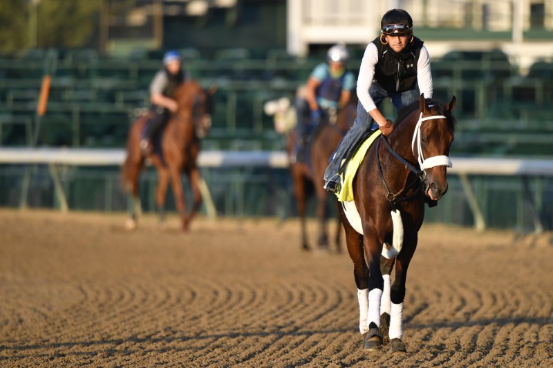 FILE PHOTO:  Horse Racing: Kentucky Derby-Workouts