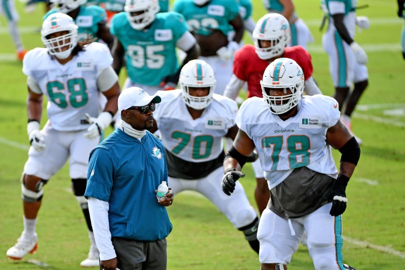 FILE PHOTO: NFL: Miami Dolphins-Training Camp
