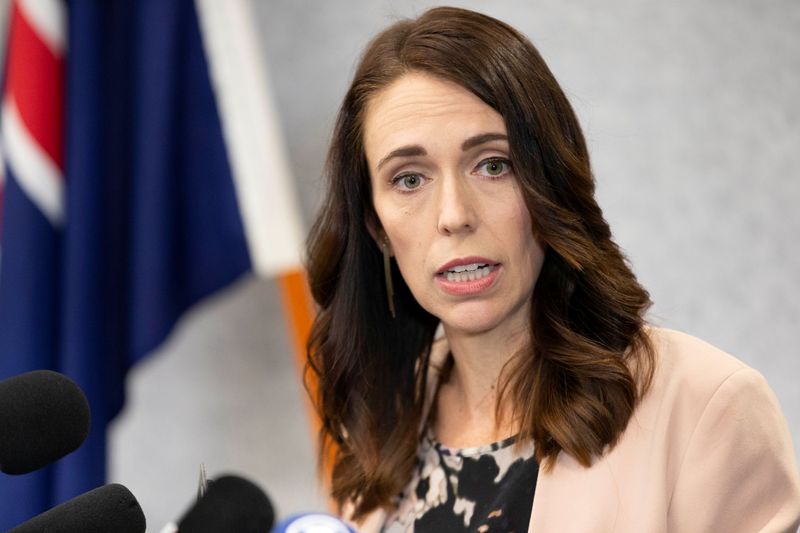 FILE PHOTO: New Zealand Prime Minister Jacinda Ardern during a