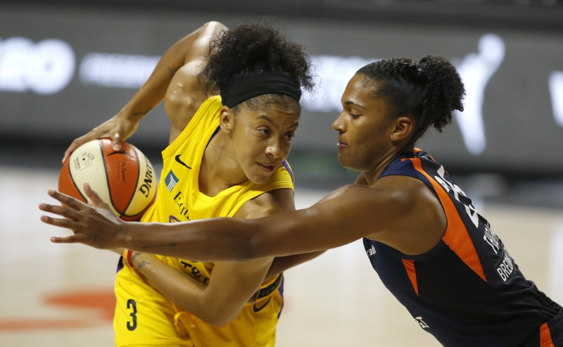 WNBA: Connecticut Sun at Los Angeles Sparks