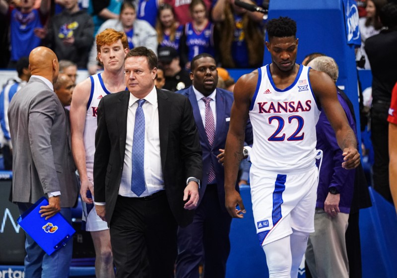 NCAA Basketball: Kansas State at Kansas