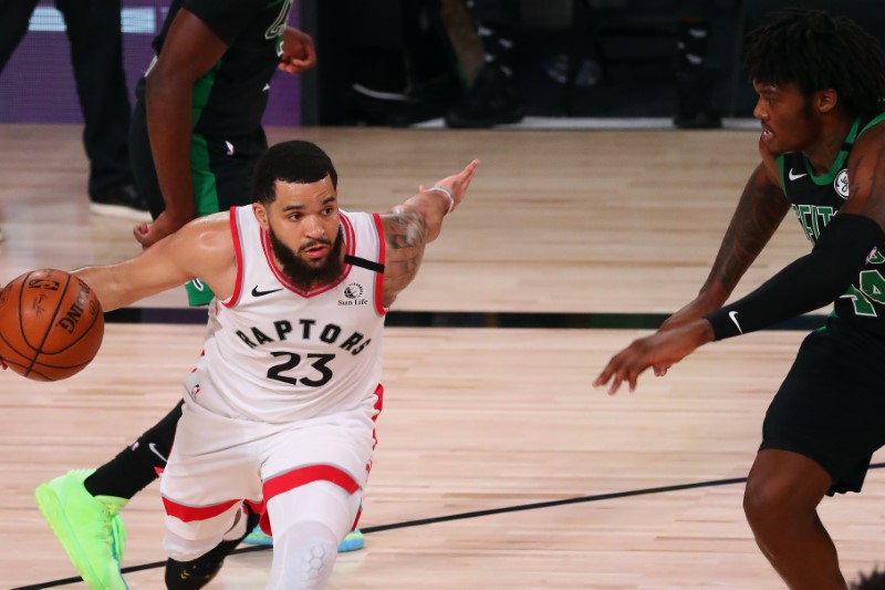 FILE PHOTO: NBA: Playoffs-Boston Celtics at Toronto Raptors