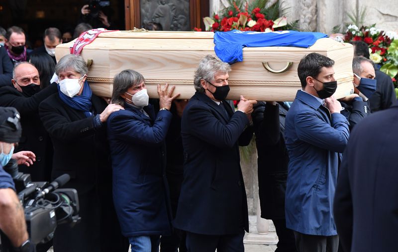 Funeral for former Italy player Paolo Rossi