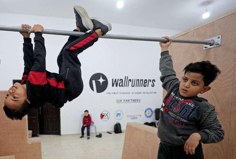 Gaza parkour athletes flip out over new training facility