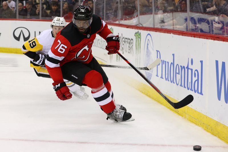 FILE PHOTO: NHL: Pittsburgh Penguins at New Jersey Devils