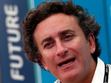 Alejandro Agag, Formula E CEO, speaks during an interview with